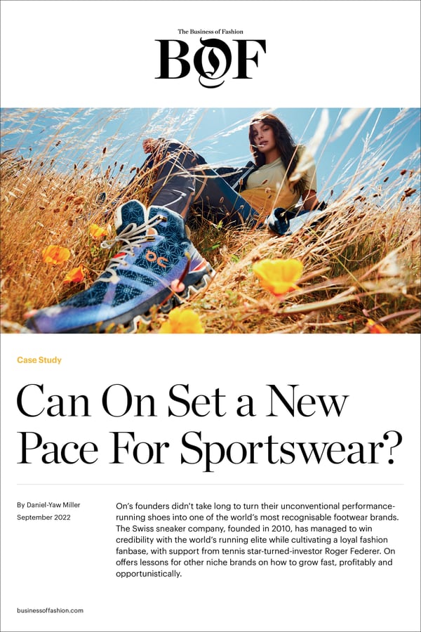 Case Study | Can On Set a New Pace for Sportswear?