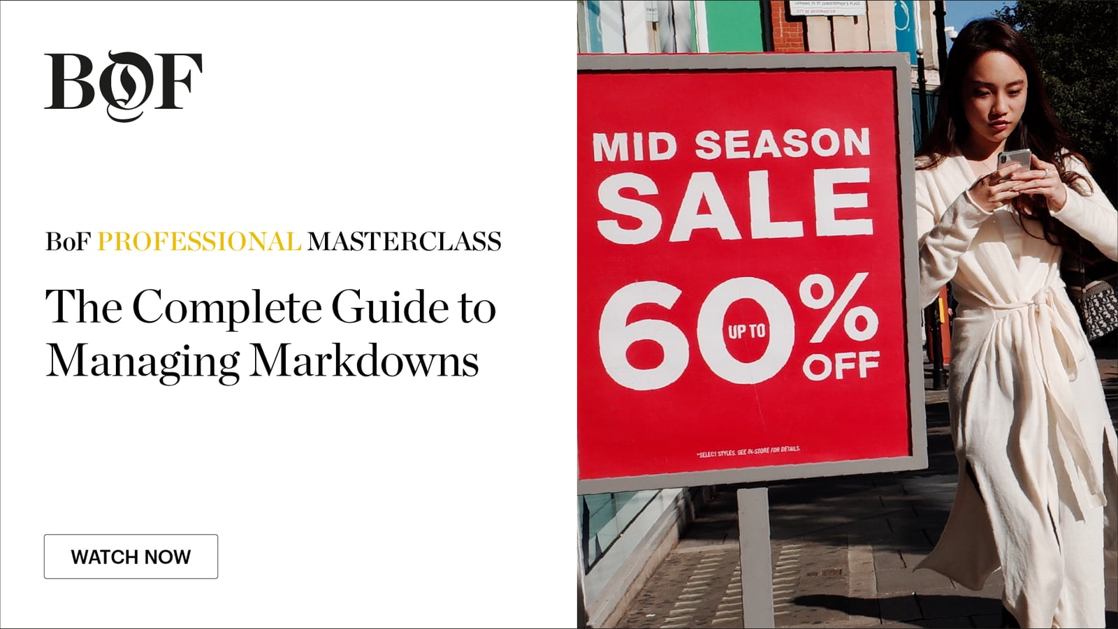 BoF Professional Masterclass: The Complete Guide to Managing Markdowns